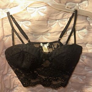 Bozzolo Black Lace Bralette